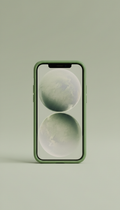 Refurbished iPhone 15 Pro with Verdant Green Case